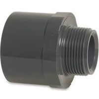 Magni Magni, Zubehör Sanitärinstallation, PVC-U Übergangsnippel 50/63 mm x 2 Klebemuffe/Klebestutzen x