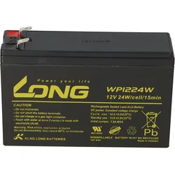 Kung Long WP1224W Bleiakku AGM 12V 6Ah Hochstrom