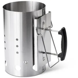 Grillfürst Anzündkamin Ø 19 cm Edelstahl silber