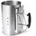 Grillfürst Anzündkamin Ø 19 cm Edelstahl silber