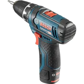 Bosch GSR 12V-15 Professional inkl. 1 x 2 Ah + 1 x 4 Ah + 39-tlg. Zubehör 0615990G6L