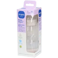 MAM Easy Start Anti-Colic Babyflasche im (260 ml), Milchflasche für die Kombination mit dem Stillen, Baby Trinkflasche mit Bodenventil gegen Koliken & Sauger Größe 1, 0+ Monate, Fuchs