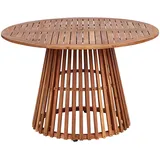 Beliani Agello Gartentisch Ø 120 x 74 cm Bronze