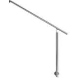 DOLLE Eingangsgeländer Edelstahl 150 cm Wandmontage 1 Pfosten