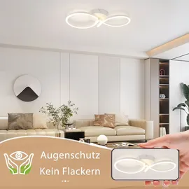 ZMH Deckenleuchte 24W modern weiß