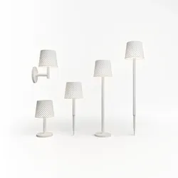 Einzigartige Solarlampe Greta  Newgarden - Weiß