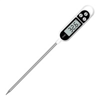 Grillthermometer | Fleischthermometer mit Edehlstahl-Nadel | kabelloses digitales Küchenthermometer | EUROXANTY Küchenzubehör | 15 cm