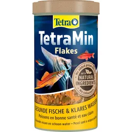 Tetra TetraMin Flakes - Fischfutter in Flockenform für alle Zierfische, ausgewogene Mischung für gesunde Fische und klares Wasser, 500 ml Dose