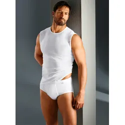 Slip MEY, Herren, Gr. 6, weiß, 100% Baumwolle, Unterhosen