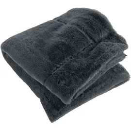 Douceur d'intérieur Kuscheldecke 125 x 150 cm Anthrazit