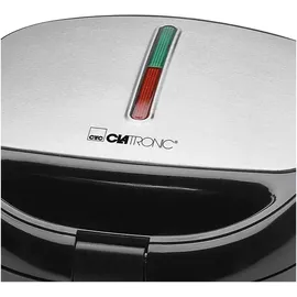 Clatronic STWA3670 Sandwichmaker 3 in 1, Waffeleisen, Panini Grill-Gliddle, austauschbare Tabletts, Antihaftbeschichtung, Antihaft.