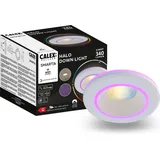 Calex Smart Halo Einbau-Downlight CCT RGB, weiß
