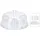 Excellent Houseware 6-in-1 Servierplatte | transparent