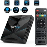 HK1 Play Smart TV Box Android 9.0 Amlogic S905 X2 2.4G/5G Dual WiFi USB3.0 BT4.2 Unterstützung 4K H.265 Media Player 4+32G AU Stecker
