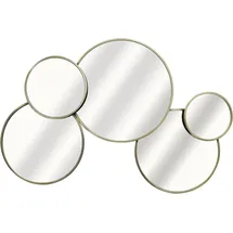 ADEO SERVICES Wandspiegel Rund 5 cm Gold