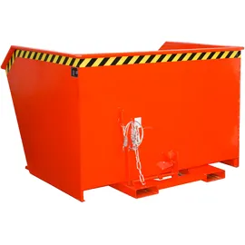 Bauer Kippbehälter Stahl 2000 Liter rot