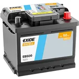 Exide Excell EB500 50Ah Autobatterie
