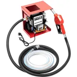 Dieselpumpe 220V Selbstansaugend 550W, Professionelle Heizölpumpe Ölabsaugpumpe mit 60 L/min Förderleistung, Automatik-Zapfpistole, 4m Auslass- & 2m Einlassschlauch, präzisem Zählwerk