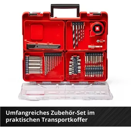 Einhell TE-CD 18/40 Li inkl. 2 x 2 Ah + 69-tlg. Zubehör