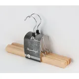 12x 2er-set Holz-hosenbügel 24 Stück Röcke Aufhängen Kleiderschrank 25cm