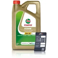 Castrol 5 L EDGE 5W-30 C3 + Ölwechsel-Anhänger [Hersteller-Nr. 15F7EC]