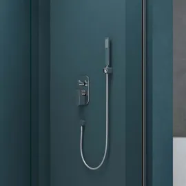 mai & mai Bremen01k-T Walk-In-Dusche 100 x 100 cm mit Duschtasse