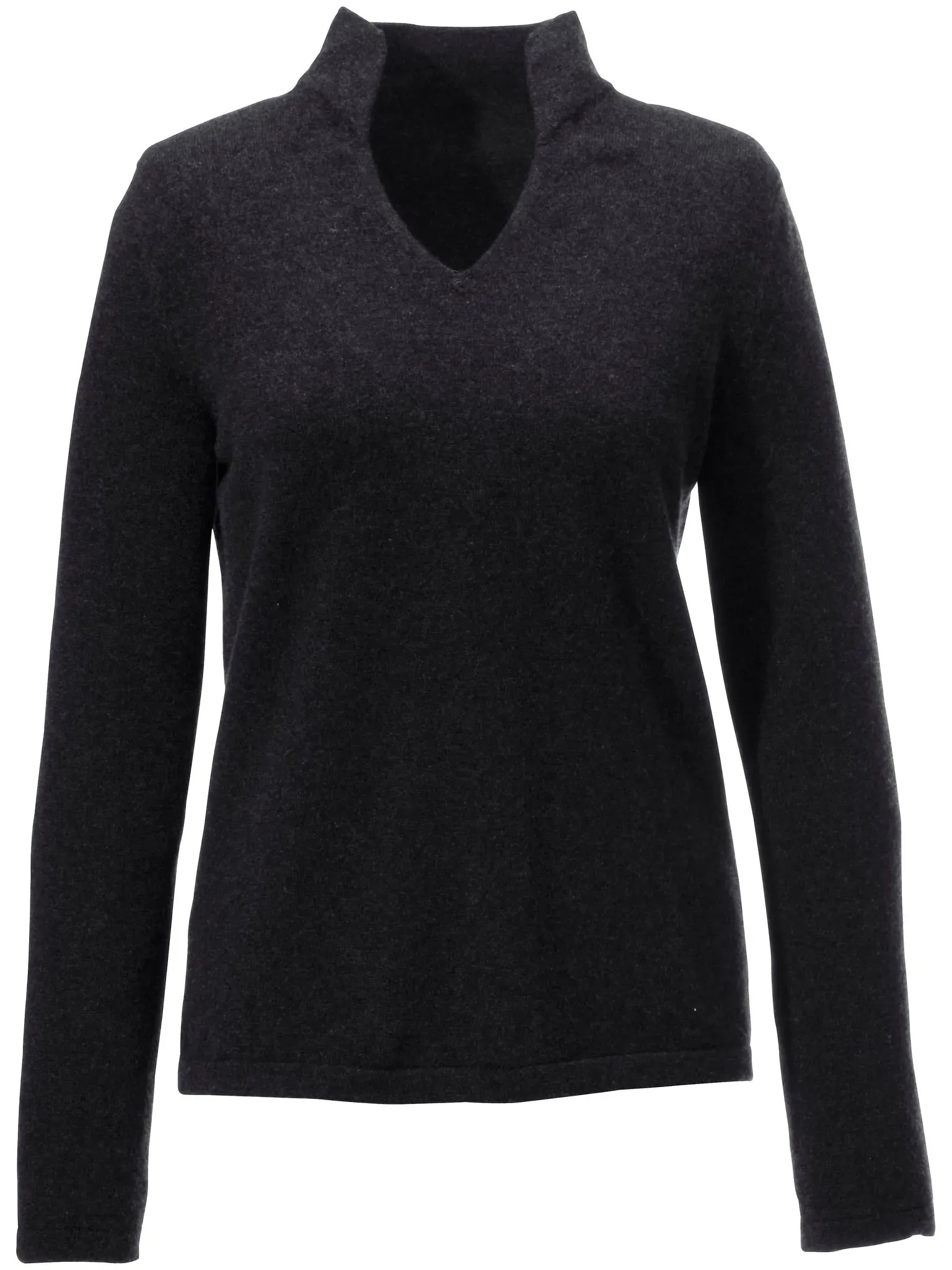 Le pull 100% Cachemire, QUALITÉ Premium  Peter Hahn Cashmere noir