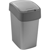 Curver Flip Bin 50 l silber/graphit