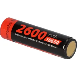 XCell 4x XCell Li-Ion 3,7V 2600mAh PCM protected, for Flashlights 18650 Taschnenlampen Akku