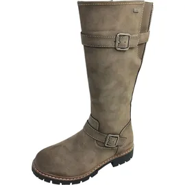 Tom Tailor Schaftstiefel Damen Taupe 40