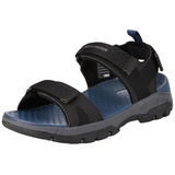 SKECHERS Herren Tresmen Sandalen, Synthetisches Mesh, schwarz, 41 EU