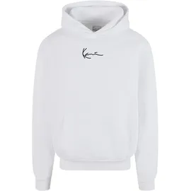 Karl Kani Small Signature Essential Os Kapuzenpullover - White - S