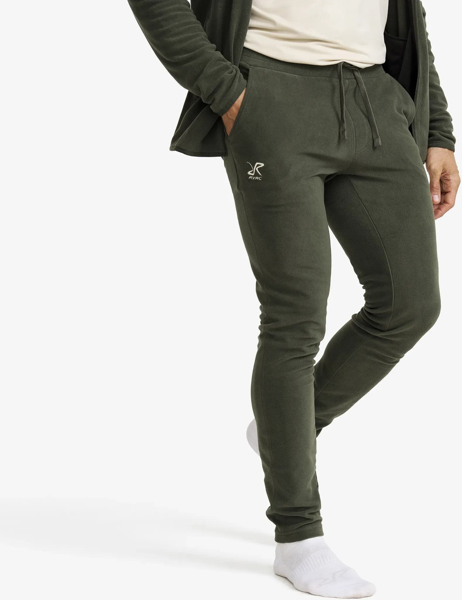 Hiker Fleece Pants Herren Kambaba Green, Größe:M - Jogginghose - Grün