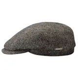 Stetson Schiebermütze Driver im Fischgrät-Muster 100% Wolle grau 57/M