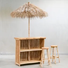 Boltze Hausbar 52 x 265 x 120 cm Bambus