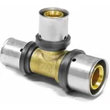 Pipetec Press-T-Stück reduziert - 16x2 - 16x2 PFT201616, DVGW, TH+U