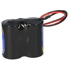 Akkuman Ersatzbatterie kompatibel ABUS Security-Center für 2WAY-Funksirene 2x2er Set Varta Stecker
