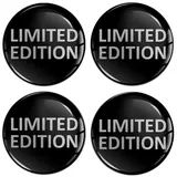 SkinoEu Nabendeckel Nabenkappen Aufkleber 3D Domed 4 Stück Emblem A 6655