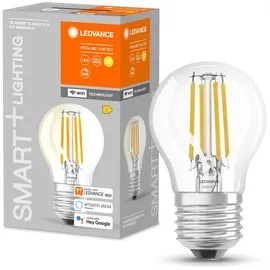 LEDVANCE SMART+ WiFi Filament Mini Bulb Dimmable Intelligentes Leuchtmittel mit 4 W (470Lumen)ersetzt 60 W Glühbirne,dimmbar,warmweiß ,kompatibel mit Alexa,google oder App,Lampen im1er-Pack