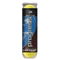 Tennisbälle - Dunlop Progress - 4er Dose - Methodikbälle