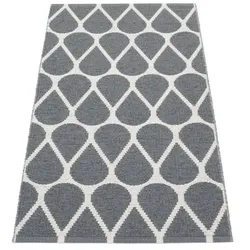 pappelina Otis Outdoor-Teppich - granit / fossilgrau 70 x 140cm