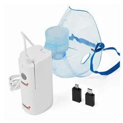 pulox IN-200 Vapo Portabler Vernebler Nebulizer Inhalationsgerät mit Maske für Erwachsene und Kinder