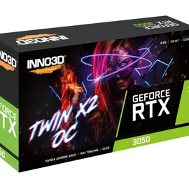 Inno3D GeForce RTX 3050 Twin X2 OC V2 8GB GDDR6 N30502-08D6X-1711VA41