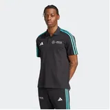 adidas Herren Polo MERCEDES - AMG PETRONAS FORMULA, BLACK/WHITE, M