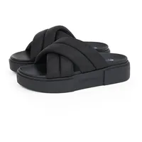 Tommy Jeans Pantolette »TJW FLATFORM SANDAL«, Plateau, Sommerschuh, Schlüpfschuh