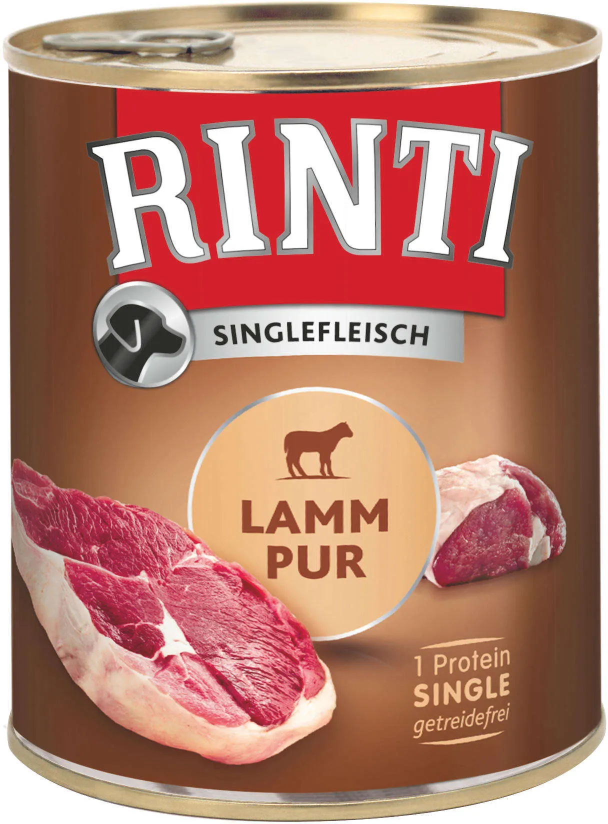 RINTI Hunde-Nassfutter Singlefleisch Pur Lamm