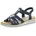 Riemchensandale Damen Blau 41