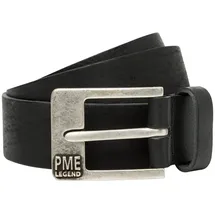 PME Legend Ledergürtel Herrengürtel schwarz, Größe:105 - 105