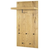 Haku-Möbel HAKU Möbel Wandgarderobe 15620 braun Holz 5 Haken 49,0 x 100,0 cm