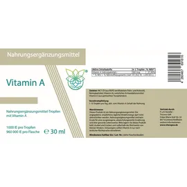 GbR Pawel M. Konefal/Birgit Konefal - Triccess GbR VITARAGNA Vitamin A Tropfen 30 ml